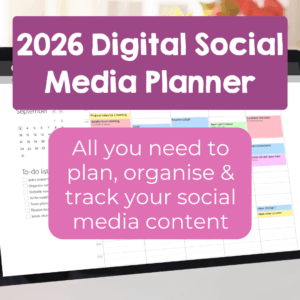 2026 Digital Social Media Planner